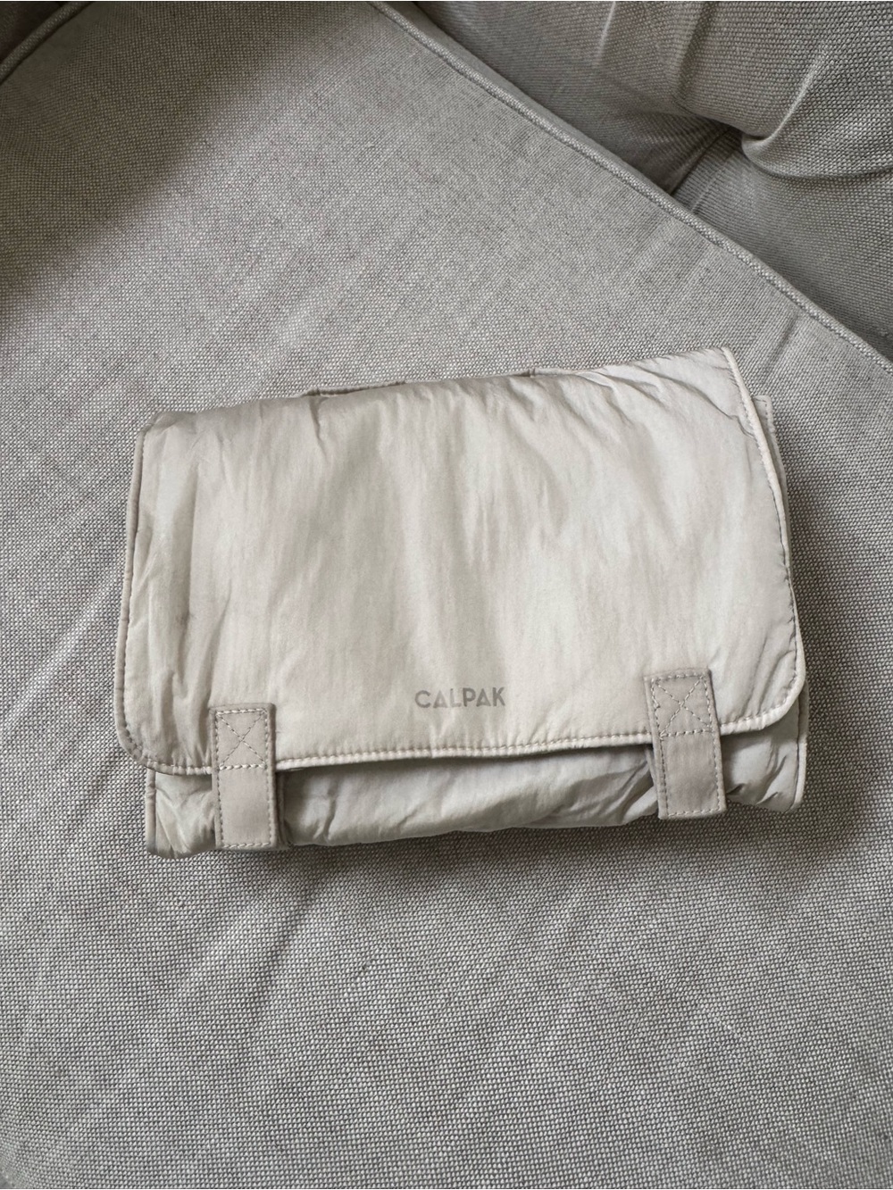 CALPAK diaper changing pad organizer Cream